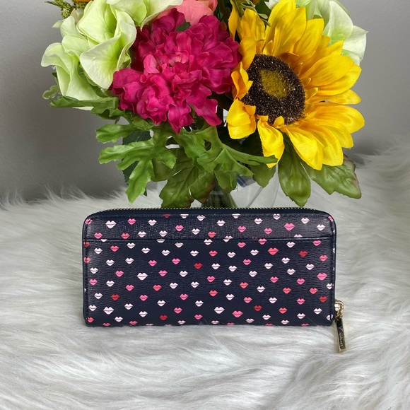 KATE SPADE SYLVIA LIPS SLIM CONTINENTAL WALLET - Picture 4 of 7